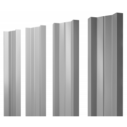 Штакетник М-образный 0.45 PE RAL 7004 Штакетник М-образный 0.45 PE RAL 7004